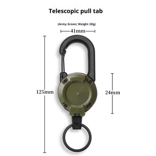 Lure Retractable Buckle Accessories Anti-lost Connecting Rope For Fishing Rod Can Buckle