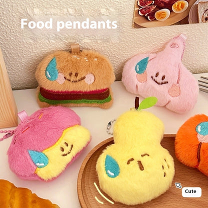 New Cute Vegetable Doll Plush Key Chain