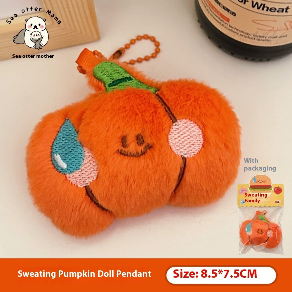 New Cute Vegetable Doll Plush Key Chain