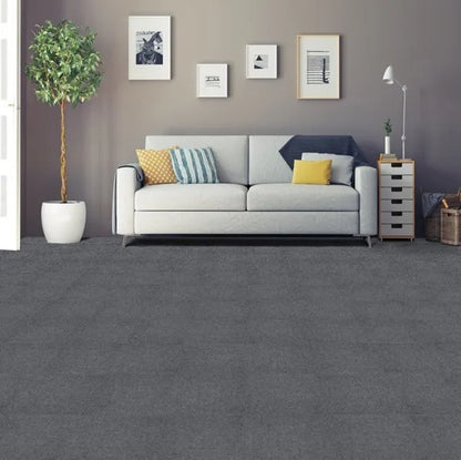 Self Adhesive 12 Carpet Tiles Peel And Stick Floor Plank Mat Non-Slip