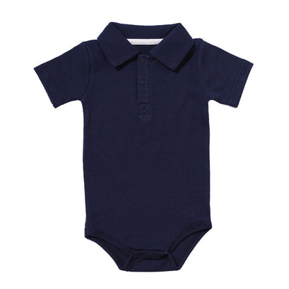 Lapel baby onesies