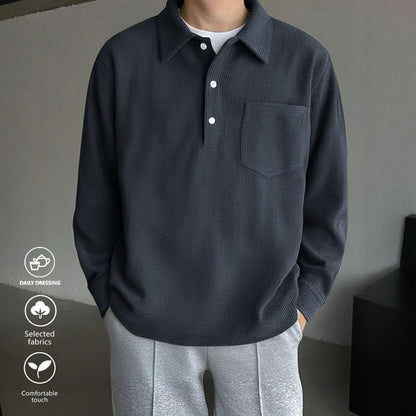 American Retro Casual Bottoming Shirt