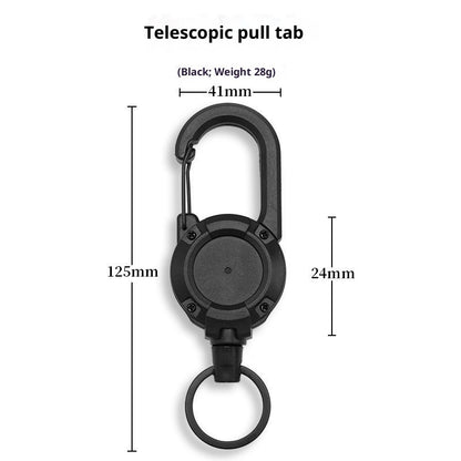 Lure Retractable Buckle Accessories Anti-lost Connecting Rope For Fishing Rod Can Buckle