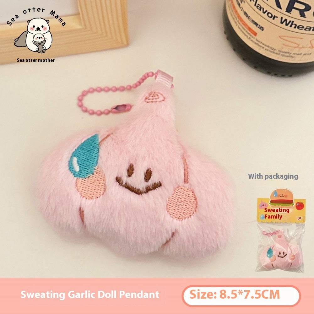 New Cute Vegetable Doll Plush Key Chain