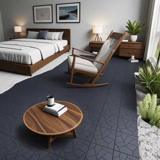 DIY Friendly, Easy To Clean Interlocking Deck Tiles, 11.8x11.8inch Patio Flooring 44 Pieces Per